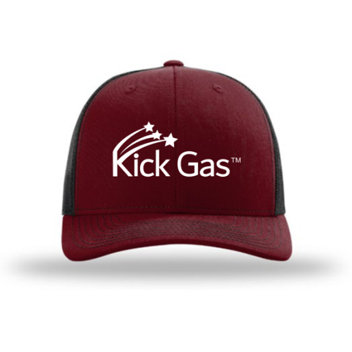 Kick Gas TM Custom Logo<br>Cardinal-Black